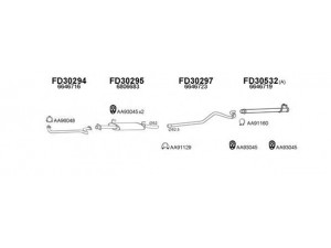 VENEPORTE 300480 išmetimo sistema 
 Išmetimo sistema -> Išmetimo sistema, visa
