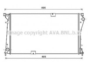 AVA QUALITY COOLING RT2490 radiatorius, variklio aušinimas 
 Aušinimo sistema -> Radiatorius/alyvos aušintuvas -> Radiatorius/dalys
2140000Q0D, 4416965, 93857125, 8200465488