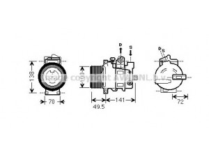 PRASCO MSK476 kompresorius, oro kondicionierius 
 Oro kondicionavimas -> Kompresorius/dalys
0002302711, 0002307211, 0012301311