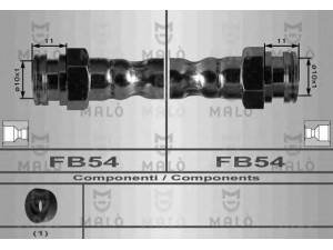 MAL? 8969 stabdžių žarnelė 
 Stabdžių sistema -> Stabdžių žarnelės
6K9611776, 6K9611776