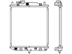 SAKURA  Automotive 2111-1001 radiatorius, variklio aušinimas