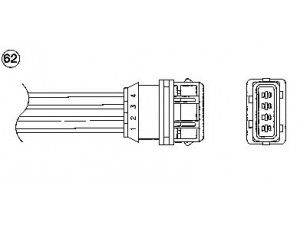 NGK 1948 lambda jutiklis 
 Variklis -> Variklio elektra
3061 1232, 30617337