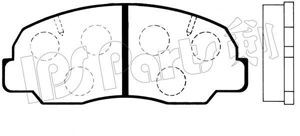 IPS Parts IBD-1601 stabdžių trinkelių rinkinys, diskinis stabdys 
 Techninės priežiūros dalys -> Papildomas remontas
04491-87601, 04491-87602, 04491-87603