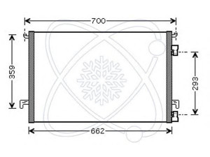 ELECTRO AUTO 30O0051 kondensatorius, oro kondicionierius 
 Oro kondicionavimas -> Kondensatorius
13114943, 1850077, 1850095, 71740472