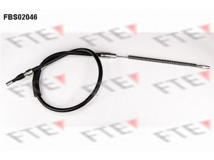FTE FBS02046 trosas, stovėjimo stabdys 
 Stabdžių sistema -> Valdymo svirtys/trosai
281 609 701, 281 609 701 B, 281 609 701 C