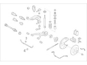 DELPHI VW-01648-R rato pakaba 
 Ašies montavimas/vairavimo mechanizmas/ratai -> Prekių paieška pagal schemą