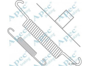 APEC braking KIT635 priedų komplektas, stabdžių trinkelės 
 Stabdžių sistema -> Būgninis stabdys -> Dalys/priedai