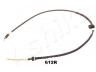 ASHIKA 131-06-612R trosas, stovėjimo stabdys 
 Stabdžių sistema -> Valdymo svirtys/trosai
4642087502, 4642087504