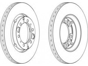 FERODO DDF1892 stabdžių diskas 
 Dviratė transporto priemonės -> Stabdžių sistema -> Stabdžių diskai / priedai
MB895730