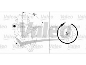 VALEO 455962 starteris 
 Elektros įranga -> Starterio sistema -> Starteris
5802-CR, 5802-Q7, 5802-Q9, 5802CR