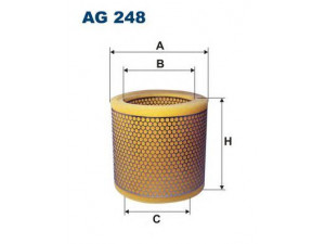 FILTRON AG248 oro filtras 
 Techninės priežiūros dalys -> Techninės priežiūros intervalai
PC417, EL1827