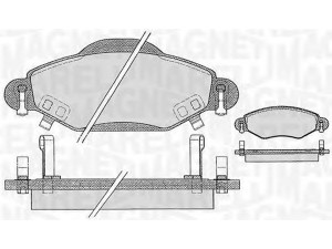 MAGNETI MARELLI 363916060410 stabdžių trinkelių rinkinys, diskinis stabdys 
 Techninės priežiūros dalys -> Papildomas remontas
044650D010, 044650D040, 44650D040