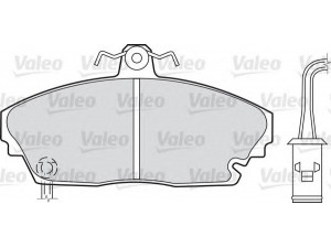 VALEO 598227 stabdžių trinkelių rinkinys, diskinis stabdys 
 Techninės priežiūros dalys -> Papildomas remontas
45022-SG9-000, 45022SG9000, GBP311AF