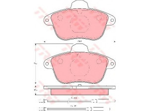 TRW GDB1085 stabdžių trinkelių rinkinys, diskinis stabdys 
 Techninės priežiūros dalys -> Papildomas remontas
425295, 95659639, 95659640, 6000009999