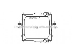 AVA QUALITY COOLING RE2108 radiatorius, variklio aušinimas
5001873307, 7420809768
