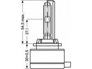 OSRAM 66154 lemputė, prožektorius; lemputė, priekinis žibintas; lemputė, priekinis žibintas; lemputė, prožektorius 
 Elektros įranga -> Priekinis žibintas/dalys -> Lemputė, priekinis žibintas