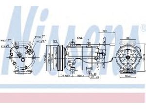 NISSENS 89101 kompresorius, oro kondicionierius 
 Oro kondicionavimas -> Kompresorius/dalys
4A0206805A, 4A0260805AB, 4A0260805AD