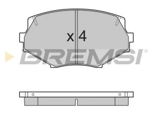BREMSI BP2760 stabdžių trinkelių rinkinys, diskinis stabdys 
 Techninės priežiūros dalys -> Papildomas remontas
1U163328Z, AY040MA014, N0Y3-33-23Z