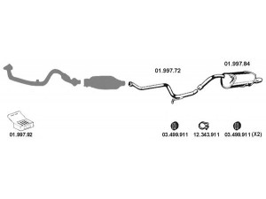 EBERSPÄCHER 012020 išmetimo sistema 
 Išmetimo sistema -> Išmetimo sistema, visa