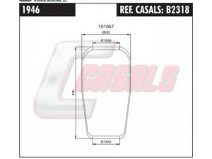 CASALS B2318 dėklas, pneumatinė pakaba
A6283230092, A6283230092