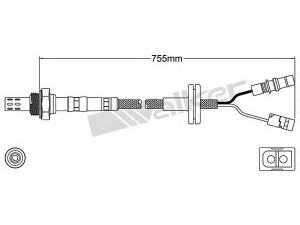 WALKER PRODUCTS 250-23073 lambda jutiklis 
 Variklis -> Variklio elektra
009 542 39 17, 009 542 40 17, 009 542 86 17