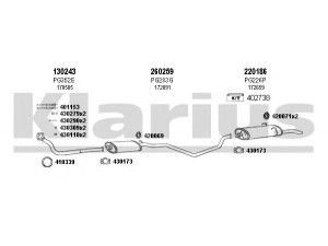KLARIUS 630229E išmetimo sistema 
 Išmetimo sistema -> Išmetimo sistema, visa