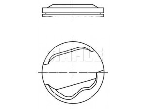 MAHLE ORIGINAL 082 58 00 stūmoklis
11 25 1 717 137