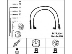 NGK 2564 uždegimo laido komplektas 
 Kibirkšties / kaitinamasis uždegimas -> Uždegimo laidai/jungtys
1306 696-4, 2708 00-6, 2708 98-0