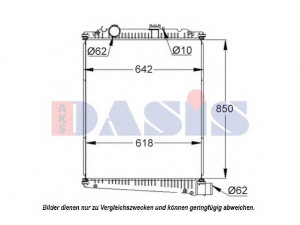 AKS DASIS 290011S radiatorius, variklio aušinimas 
 Aušinimo sistema -> Radiatorius/alyvos aušintuvas -> Radiatorius/dalys
1434916, 1627416