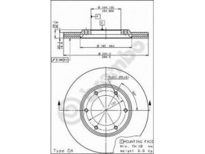 BREMBO 09.5194.10 stabdžių diskas 
 Dviratė transporto priemonės -> Stabdžių sistema -> Stabdžių diskai / priedai
40206C7000, 40206C7001, 40206G9500