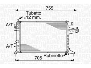 MAGNETI MARELLI 350213825000 radiatorius, variklio aušinimas 
 Aušinimo sistema -> Radiatorius/alyvos aušintuvas -> Radiatorius/dalys
1300239