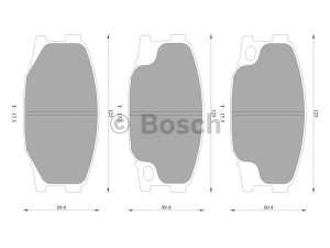 BOSCH 0 986 AB2 335 stabdžių trinkelių rinkinys, diskinis stabdys 
 Techninės priežiūros dalys -> Papildomas remontas