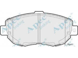 APEC braking PAD863 stabdžių trinkelių rinkinys, diskinis stabdys 
 Techninės priežiūros dalys -> Papildomas remontas
0446530271, 0446530272, 0446553010