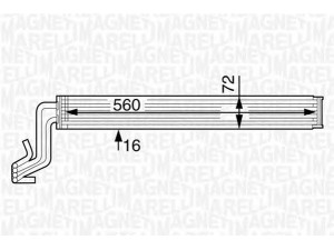 MAGNETI MARELLI 350213126400 radiatorius, variklio aušinimas
7L6422885A