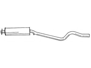 AKS DASIS SG40448 vidurinis duslintuvas