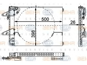 HELLA 8FC 351 317-191 kondensatorius, oro kondicionierius 
 Oro kondicionavimas -> Kondensatorius
1 368 027, 1 380 055, 64 53 1 368 027