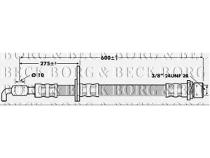 BORG & BECK BBH7213 stabdžių žarnelė 
 Stabdžių sistema -> Stabdžių žarnelės
9008094132, 9008094200, 9094702D23