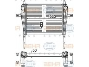 HELLA 8ML 376 751-271 tarpinis suslėgto oro aušintuvas, kompresorius 
 Variklis -> Oro tiekimas -> Įkrovos agregatas (turbo/superįkrova) -> Tarpinis suslėgto oro aušintuvas
5042 89367