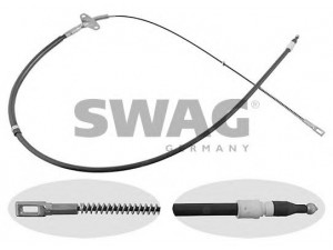 SWAG 99 91 0594 trosas, stovėjimo stabdys 
 Stabdžių sistema -> Valdymo svirtys/trosai
611 420 17 85, 611 420 19 85