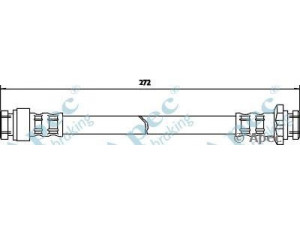 APEC braking HOS3093 stabdžių žarnelė 
 Stabdžių sistema -> Stabdžių žarnelės
462109C103, 46214-9C115, 462149C103