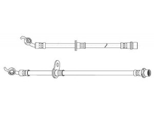 CEF 514565 stabdžių žarnelė 
 Stabdžių sistema -> Stabdžių žarnelės
90947W2018