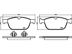 HELLA 8DB 355 014-541 stabdžių trinkelių rinkinys, diskinis stabdys 
 Techninės priežiūros dalys -> Papildomas remontas
30793943, 31277334