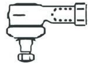 FRAP 819 skersinės vairo trauklės galas 
 Vairavimas -> Vairo mechanizmo sujungimai
381711, 9750079980, 381711