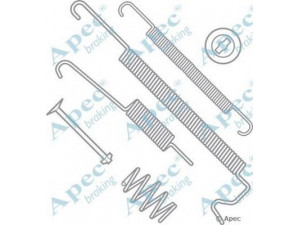 APEC braking KIT730 priedų komplektas, stabdžių trinkelės 
 Stabdžių sistema -> Būgninis stabdys -> Dalys/priedai