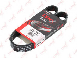 LYNXauto 7PK1078 V formos rumbuoti diržai
500388408, 60607387, 60617858, 60812329