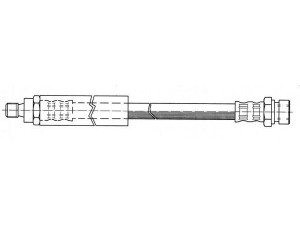 KAWE 510226 stabdžių žarnelė