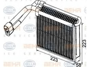 HELLA 8FV 351 330-761 garintuvas, oro kondicionierius 
 Oro kondicionavimas -> Garintuvas
1 514 422, 3M5H-19850-GA