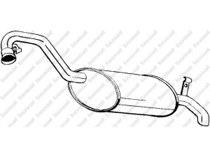 BOSAL 200-209 galinis duslintuvas 
 Išmetimo sistema -> Duslintuvas
77.00.791.195, 77.00.876.264