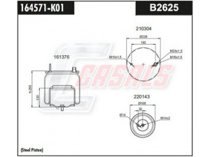 CASALS B2625 dėklas, pneumatinė pakaba
21224751
