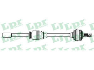 LPR DS52299 kardaninis velenas 
 Ratų pavara -> Kardaninis velenas
3272AN